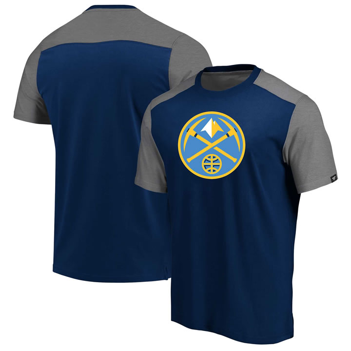 Denver Nuggets Fanatics Branded Iconic Blocked T-Shirt Navy,We sell and wholesale Denver Nuggets Fanatics Branded Iconic Blocked T-Shirt Navy on line form chian!